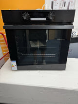 Hisense BI62211CB (40) Electric Single Oven in Black - A Rated - HW181540 shop photo front of the oven with door closed.