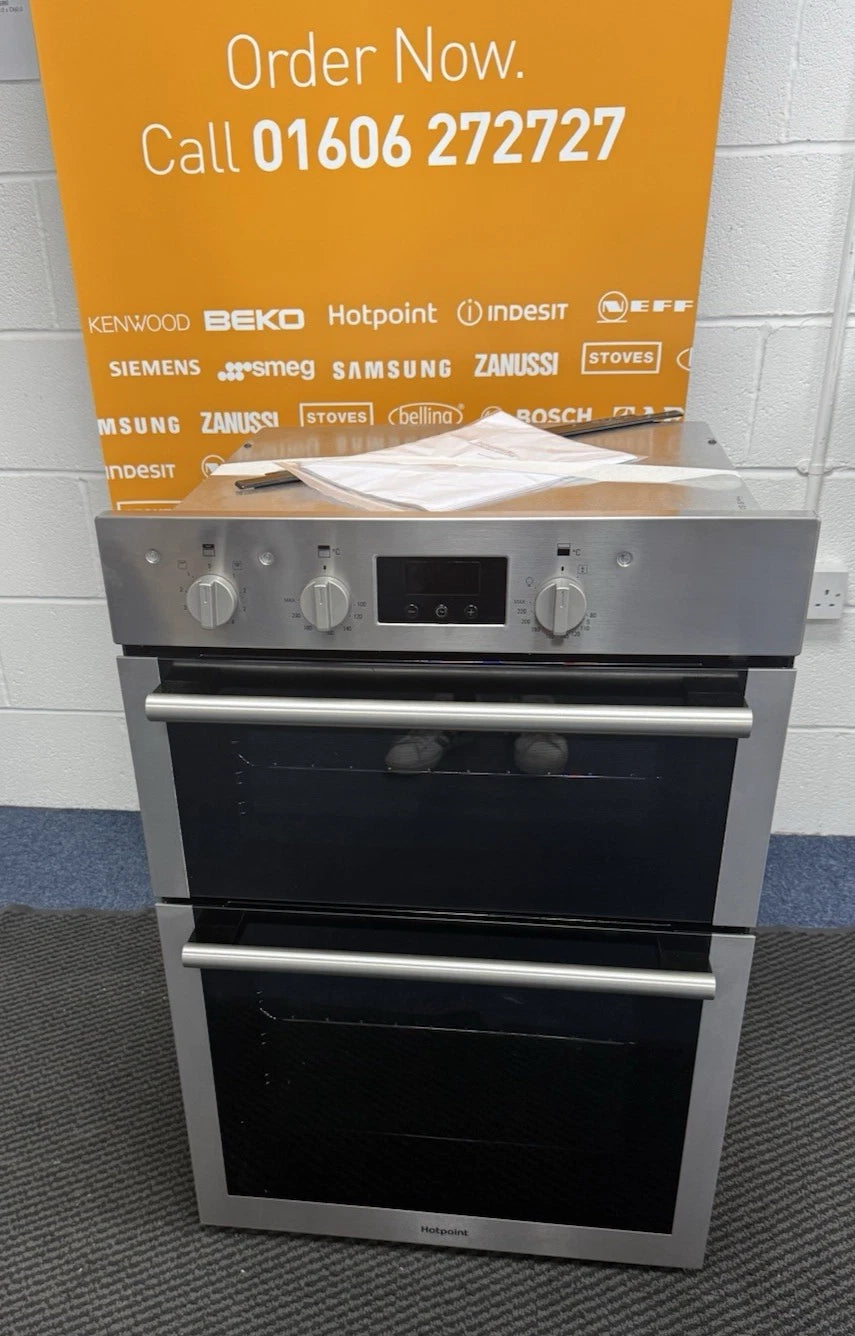 Hotpoint Class 4 DD4 541 IX (13) Built In Electric Double Oven in Stainless Steel - A/A Rated - (Blemished) - HW181513