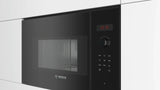 Bosch Series 4 BFL523MB0B 20 Litre 38cm High Built-in Small Microwave Oven in Black - (Tatty Box) - HW181710