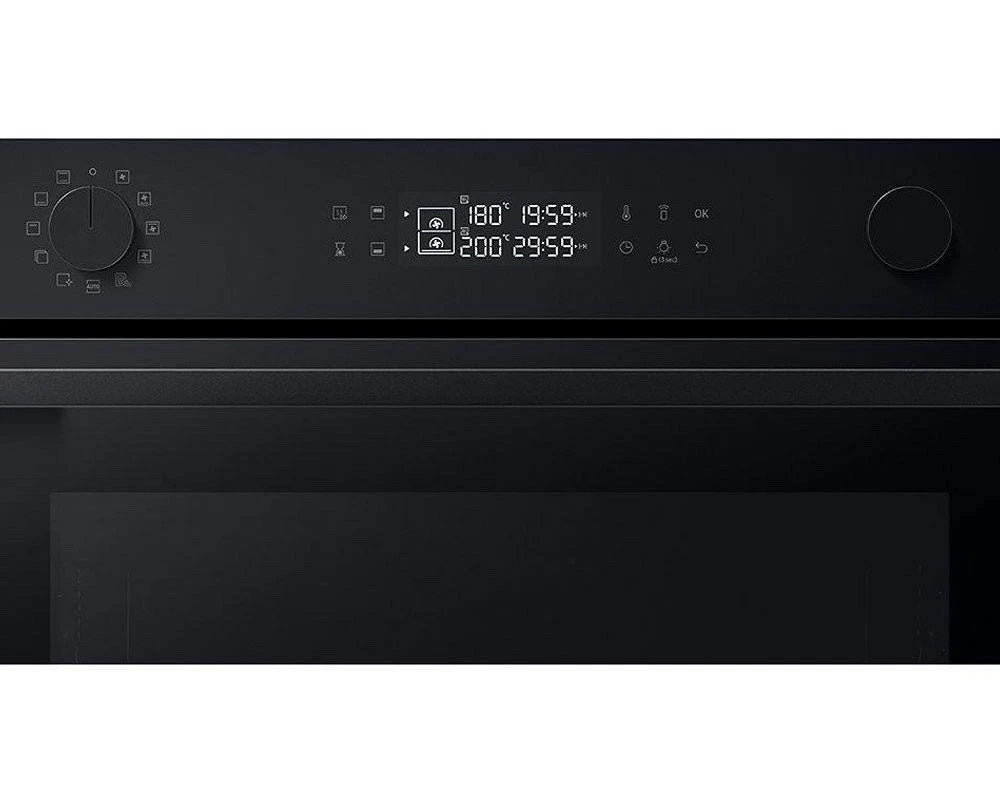 Samsung Series 4 NV7B44205AK/U4 Dual Cook Electric Built-in Smart Oven in Clean Black - A+ Rated - HW181509