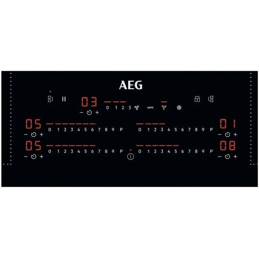 AEG 6000 CCE84751FB (37) 83cm Air Venting Flex Induction Hob in Black - A+ Rated - HW181537