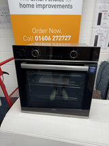 Beko Recycled Net® BBIS25300XC (55) Built-in Electric Single SimplySteam™ Oven with AeroPerfect™ - A Rated from HomeWise Appliances shop photo of oven in front of a call to action banner Order Now Call 01606 272727