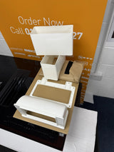 AEG Series 6000 TH84CB03FB (83) 81cm Induction Hob with Venting Extraction in Black - A+ Rated - (Display Stock) - HW181683 with venting kit accessories.