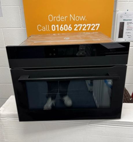 AEG KMK768080T 7000 Series CombiQuick Built In Microwave Oven with Enamel Cleaning in Matt Black - (Blemished) - HW181748