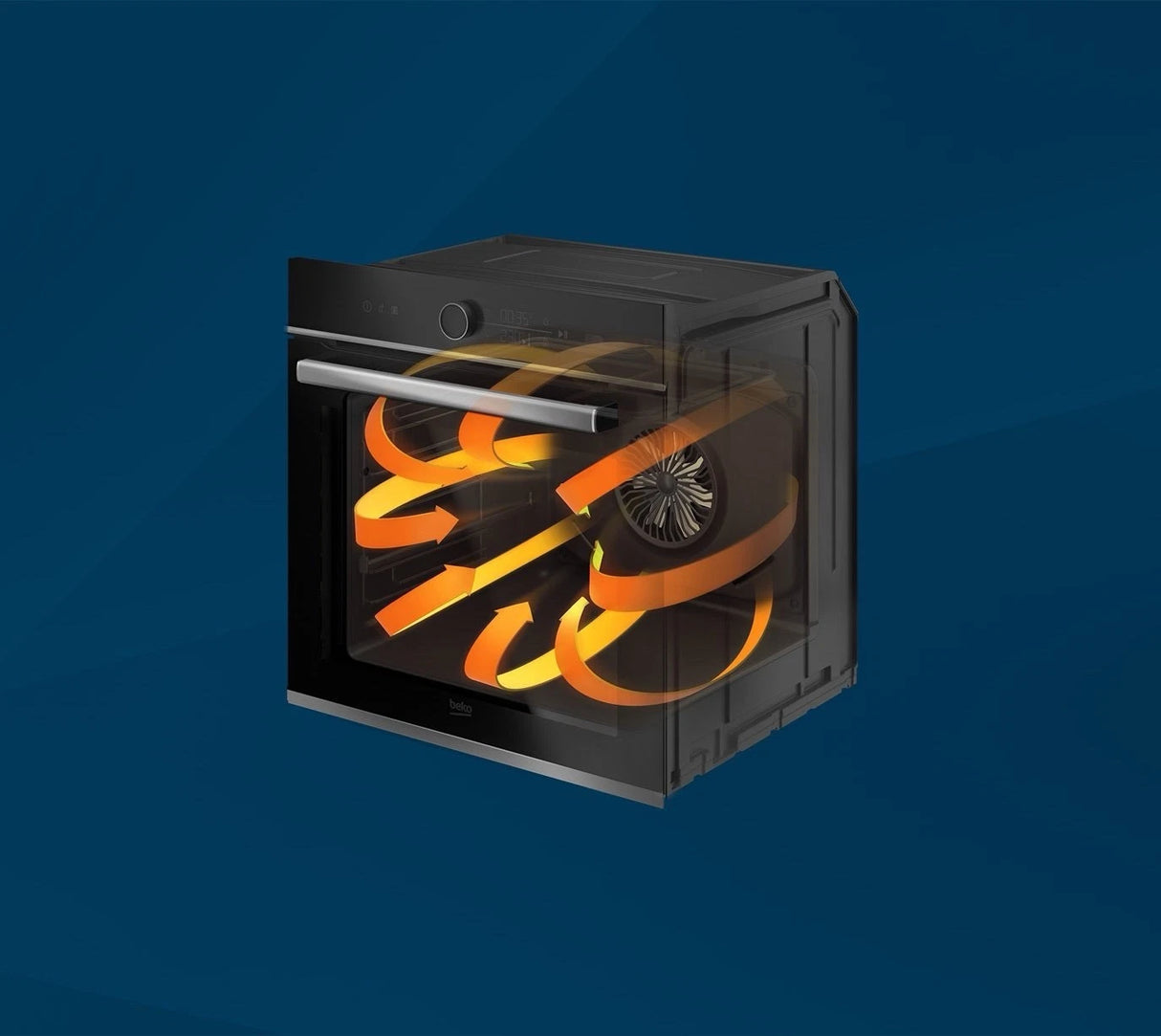 Beko Pro AeroPerfect™ BBIMA13301XMP (22) Built In Single Oven with Pyrolytic Self Cleaning and AirFry Function - A+ Rated - HW181522