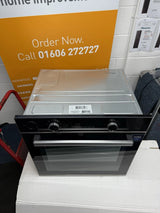 Beko Recycled Net® BBIS25300XC (89) Built-in Electric Single SimplySteam™ Oven with AeroPerfect™ - A Rated from HomeWise Appliances shop photo showing the top outer casing on the oven with Order Now 01606 272727