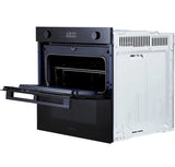 Samsung Series 4 NV7B45305AK Built-In Electric Single Oven with Dual Cook Flex™ Pyrolytic Self Cleaning and Air Sous Vide in Black - A+ Rated - HW181685