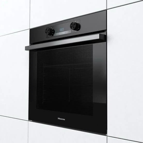 Hisense BI64211PB Electric Single Oven With Pyrolytic Self Cleaning in Black - A+ Rated - HW181674