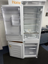 Hotpoint HTC18 T112 UK 70/30 No Frost Integrated Fridge Freezer with Sliding Hinge - E Rated from HomeWise Appliances. Shop photo with the doors open 