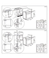 AEG 3000 Series BPX535061M (14) Pyrolytic Self Cleaning 72L Single Oven in Stainless Steel - A+ Rated - HW181714