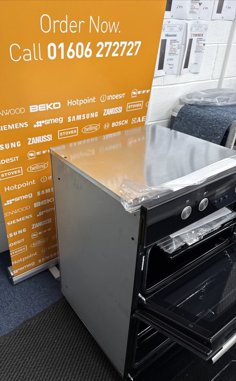 Hotpoint Series 2 DD2 844 C BL Double Built-in Oven in Black - A/A Rated - HW181592