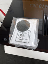 AEG Series 6000 TH84CB03FB (83) 81cm Induction Hob with Venting Extraction in Black - A+ Rated - (Display Stock) - HW181683 instruction manual and installation seal tape.