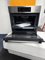 AEG BES356010M Single Oven from HomeWise close up photo with door open 