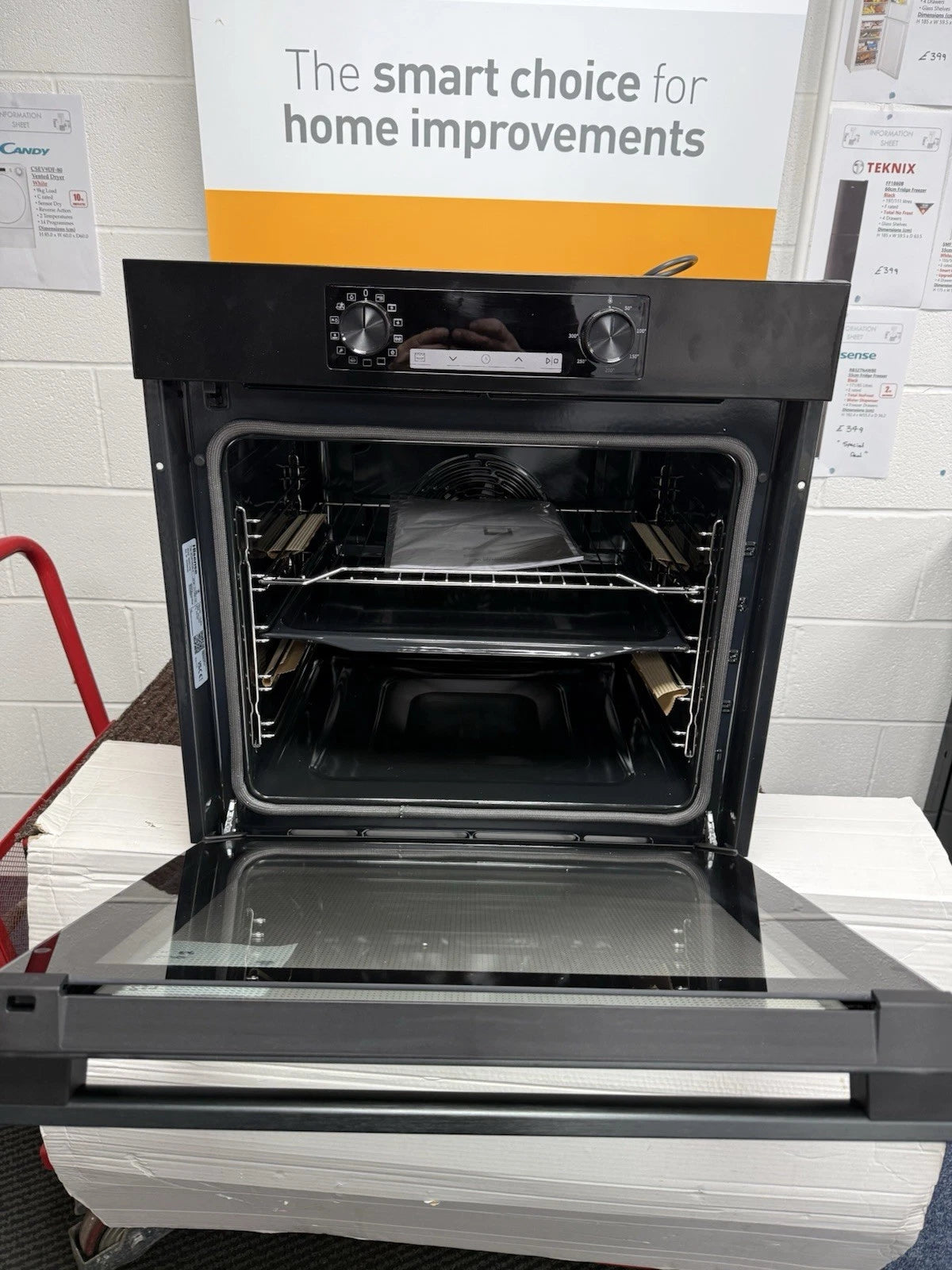 Hisense BI64211PB Electric Single Oven With Pyrolytic Self Cleaning in Black - A+ Rated - HW181674