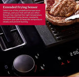 Neff N90 Series V68AUX4C0 83cm 4 Zone Induction Hob with Integrated Ventilation System in Black - HW181728