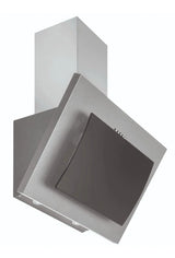 Cata UBLCHH60SS 60cm Angled Glass Cooker Hood in Stainless Steel and Black from HomeWise Appliances. Stock photo 