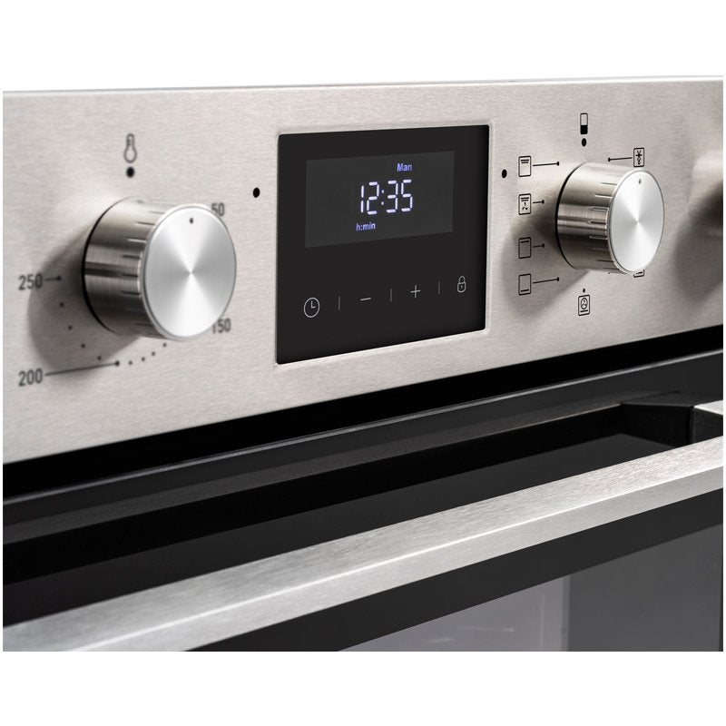 Belling BEL BI903MFC (16) Built In Double Electric Oven in Stainless Steel - A/A Rated - (Refurbished) - HW181416