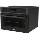 Zanussi ZVENM7KN (29) Built In Compact Electric Combination Microwave Oven in Black - HW181429