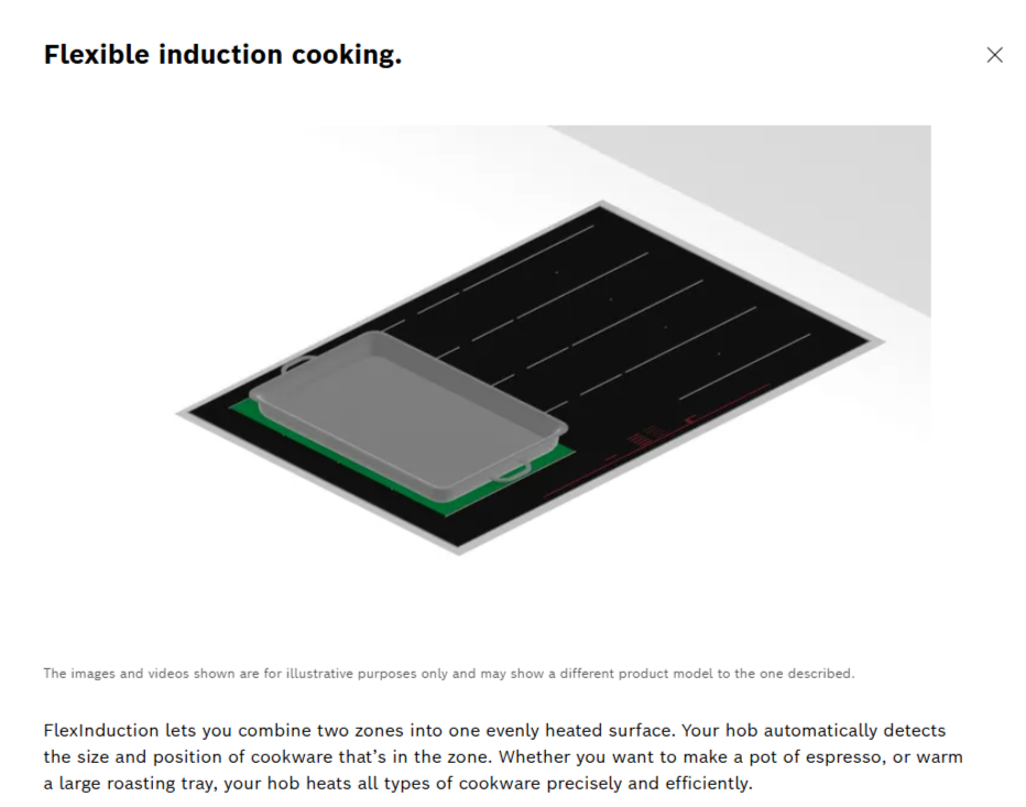 Bosch Series 6 PIX631HC1E 60cm Induction Hob with Flex Zone