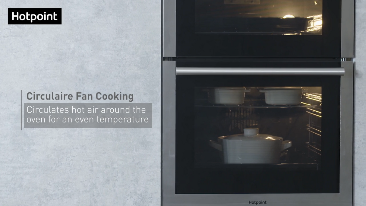 Hotpoint Class 4 DD4 541 IX (98) Built In Electric Double Oven in Stainless Steel - AA Rated - HW181498