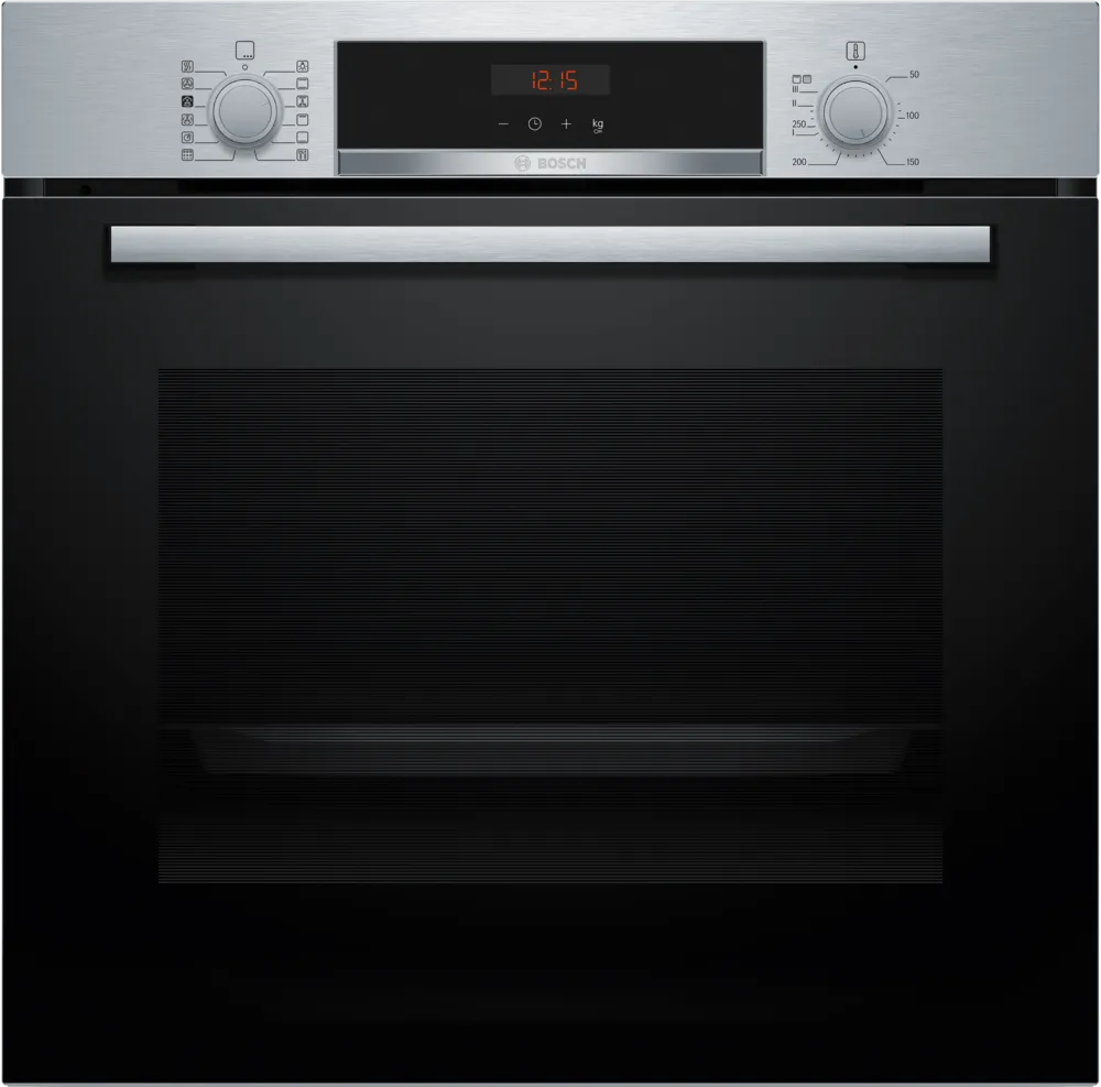 Bosch Series 4 HQA574BS3B (81) Electric Single Oven with Pyrolytic Self Cleaning in Stainless Steel - (Graded) - HW181481