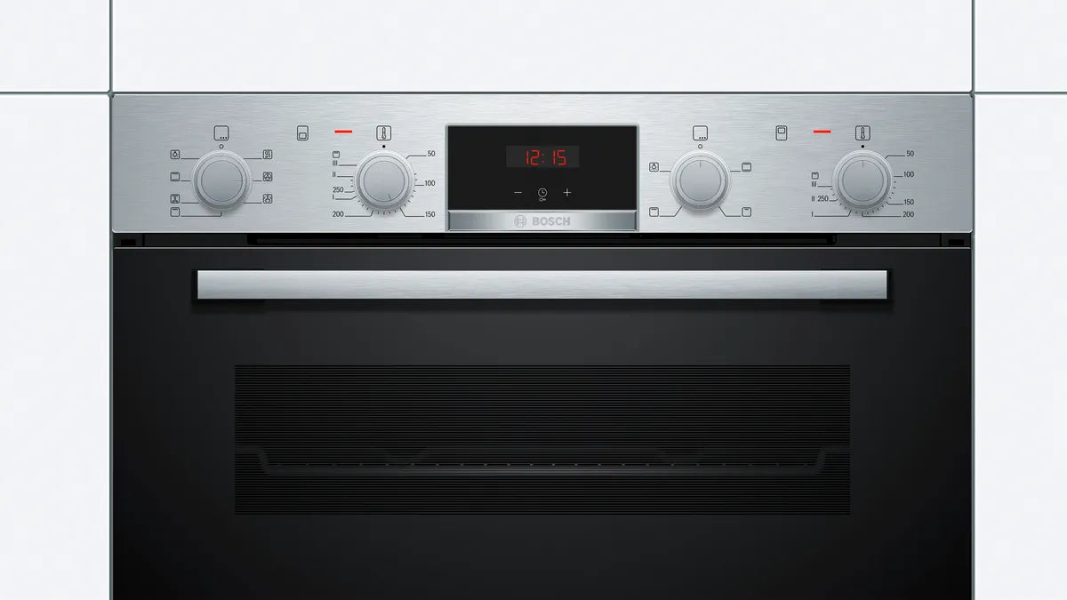 Bosch Series 4 MBS533BS0B (85) Built-In Electric Double Oven in Stainless Steel (Blemished) - A Rated
