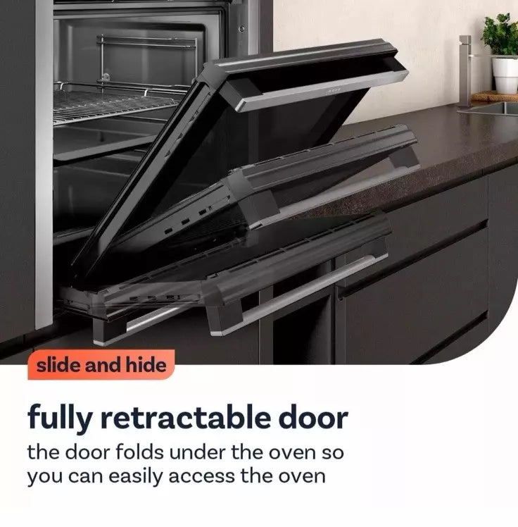Neff B3ACE4HG0B (53) Slide & Hide® Electric Single Oven in Graphite Grey - A Rated (Blemished) - HW181453