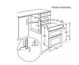 (86) AEG 6000 Series DUB331110M Built Under Electric Double Oven in Stainless Steel (Blemished)