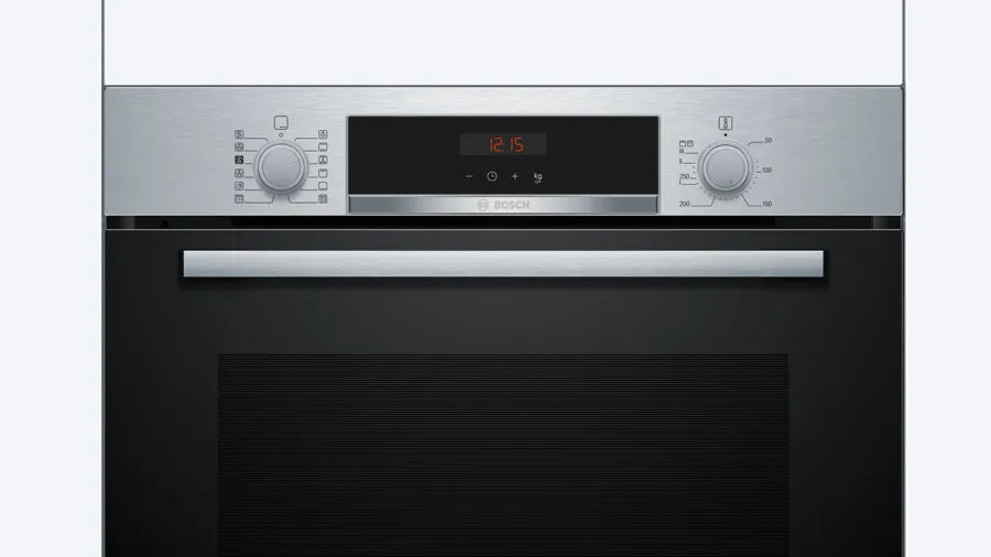 Bosch Series 4 HQA574BS3B (81) Electric Single Oven with Pyrolytic Self Cleaning in Stainless Steel - (Graded) - HW181481