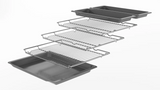 Bosch Series 4 MBS533BS0B (85) Built-In Electric Double Oven in Stainless Steel (Blemished) - A Rated