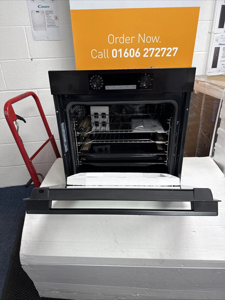 Hisense BSA65222PBUK (93) Built in Electric AirFry Single Oven with Pyrolytic Self Cleaning in Black - A+ Rated - HW181493