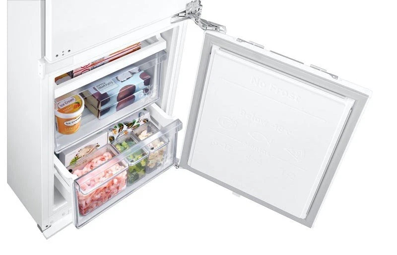 (97) Samsung BRB26615EWW 54cm Built In Fixed Hinge 70/30 Fridge Freezer with SpaceMax™ Technology in White