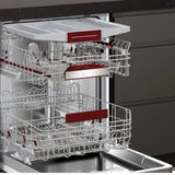 Neff N50 S155ECX07G (15) Smart WiFi Enabled Integrated Dishwasher with Stainless Steel Control Panel - C Rated (Graded)