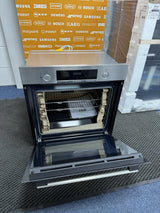 Bosch Series 4 HQA534BS3B Built In Electric Single Oven with added Steam Function in Stainless Steel - A+ Rated - HW181478