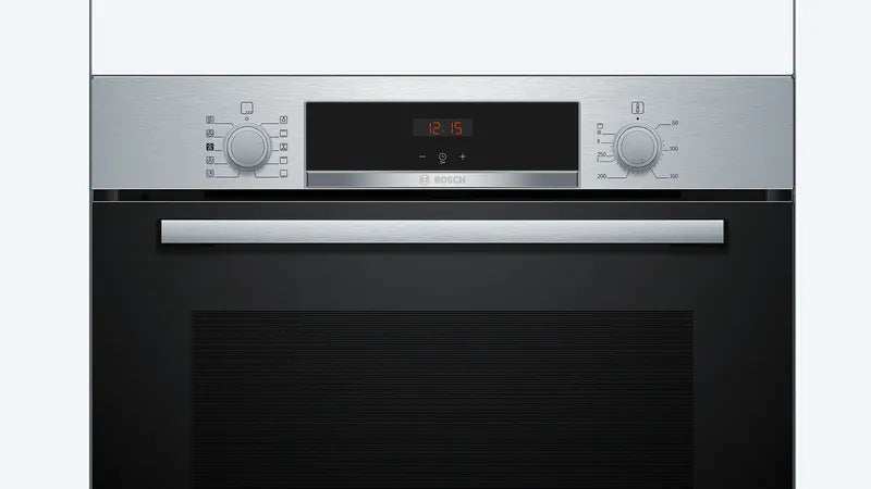 Bosch Series 4 HQA534BS3B Built In Electric Single Oven with added Steam Function in Stainless Steel - A+ Rated - HW181478