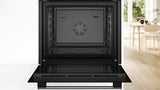 Bosch Series 4 HQA534BS3B Built In Electric Single Oven with added Steam Function in Stainless Steel - A+ Rated - HW181478