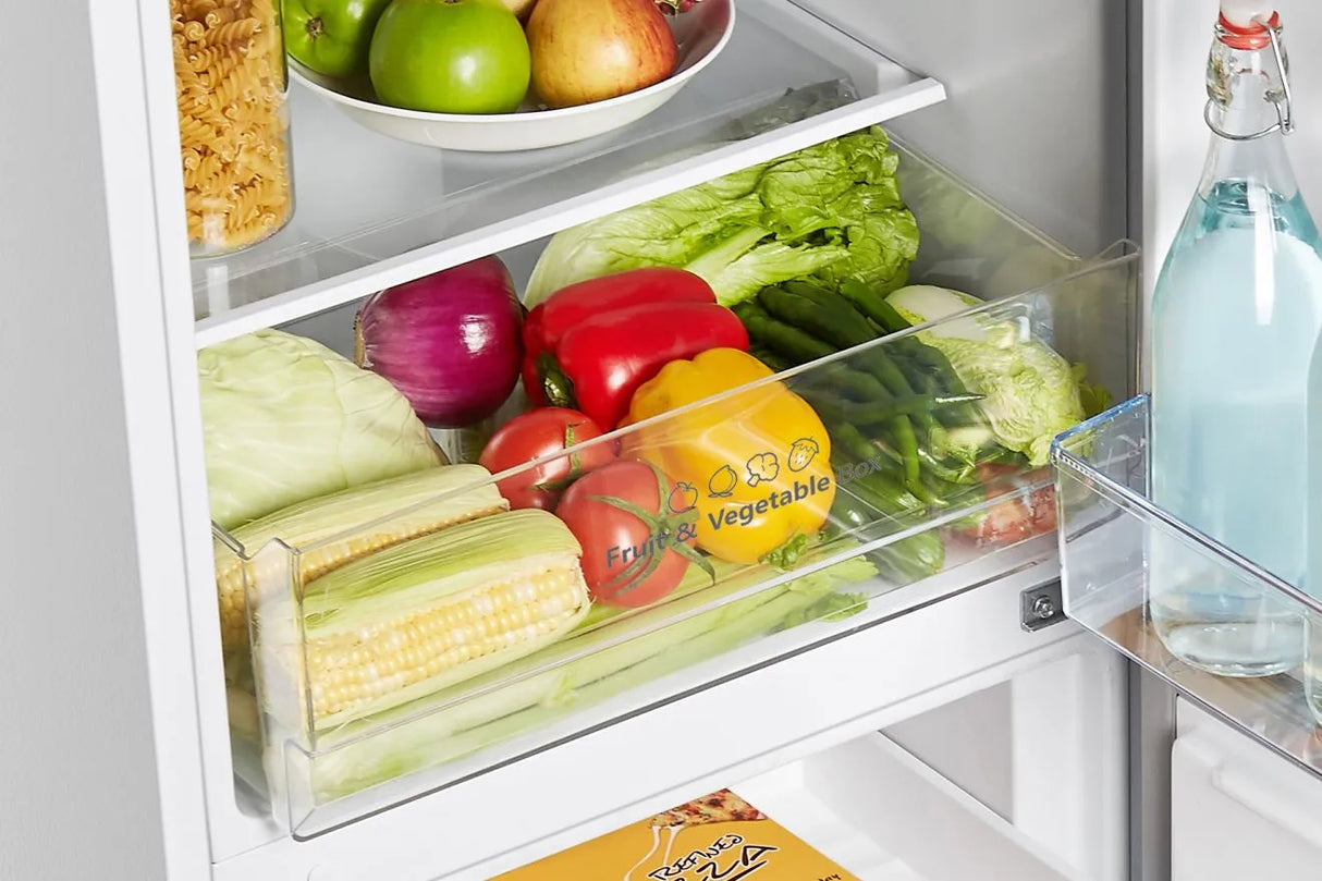 Hisense RB327N4WCE 182cm Tall 50/50 No Frost Fridge Freezer in Stainless Steel - E Rated - POHW0124