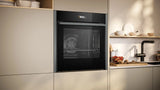 Neff N70 B54CR71G0B (11) Slide & Hide® Wi-Fi Enabled Pyrolytic Self Cleaning Electric Single Oven in Graphite - A+ Rated