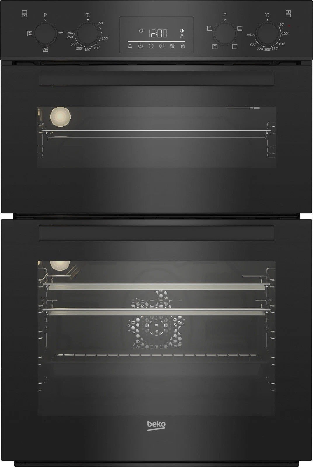 Beko RecycledNet® BBDF22300B (07) Built In Electric Double Oven in Black - A/A Rated (Blemished)