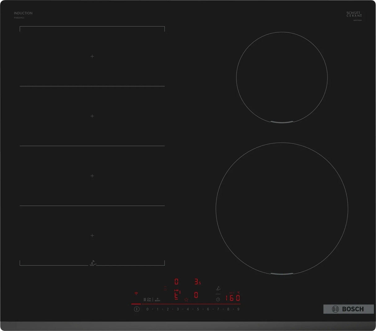 Bosch Series 6 PIX631HC1E 60cm Induction Hob with Flex Zone