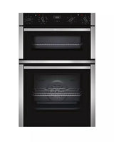 Neff N50 U1ACE2HN0B (96) Built-In Electric Double Oven in Stainless Steel - A Rated - (Blemished) - HW181496