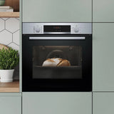 Bosch Series 4 HQA574BS3B (81) Electric Single Oven with Pyrolytic Self Cleaning in Stainless Steel - (Graded) - HW181481