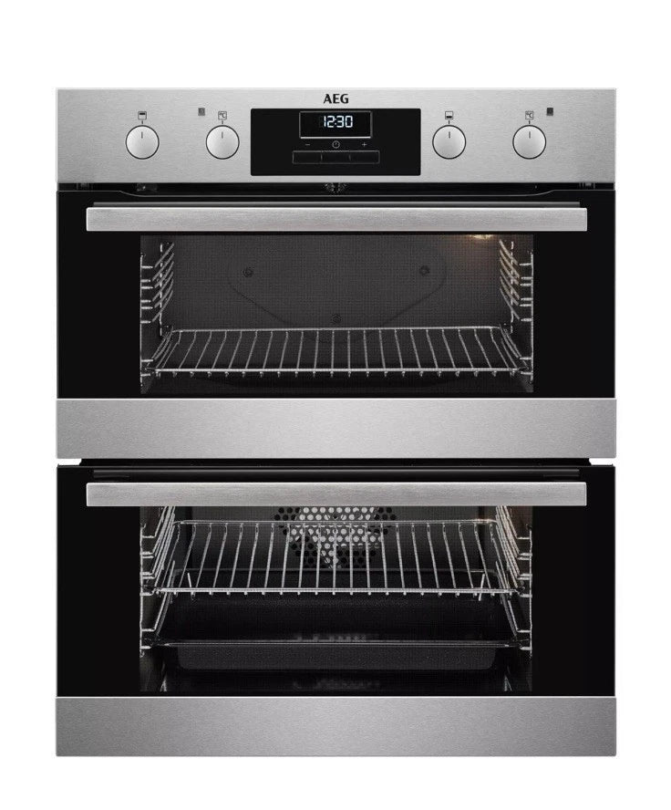 (86) AEG 6000 Series DUB331110M Built Under Electric Double Oven in Stainless Steel (Blemished)