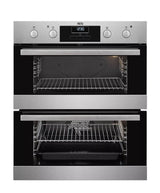 (86) AEG 6000 Series DUB331110M Built Under Electric Double Oven in Stainless Steel (Blemished)