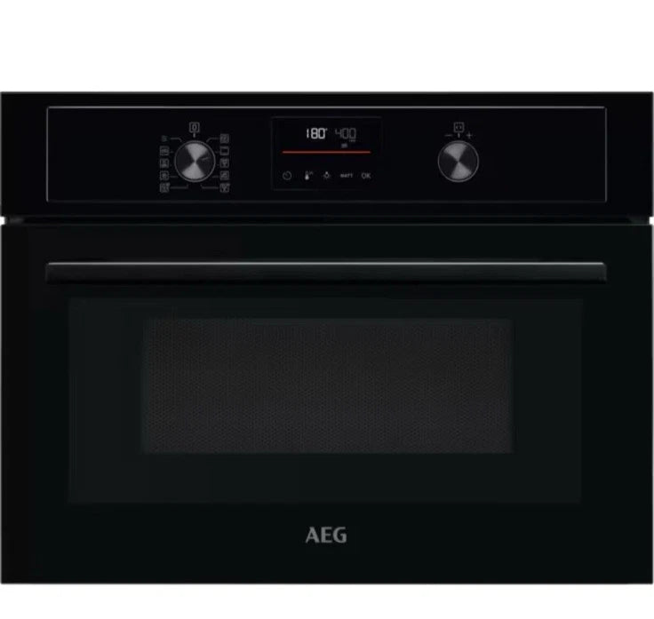 AEG KMX365060B (85) Built-In Combination Microwave Oven in Black - HW181485