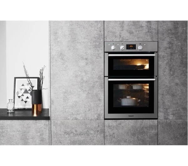 Hotpoint Class 4 DD4 541 IX (98) Built In Electric Double Oven in Stainless Steel - AA Rated - HW181498