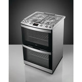 AEG CKB6540ACM Dual Fuel Cooker with 4 Gas Burner Hob in Stainless Steel - A/A Rated - (Blemished) - HW181504