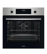 Zanussi FanCook ZOHCX3X2 (96) Single Electric Oven 72 Litres in Stainless Steel - A Rated