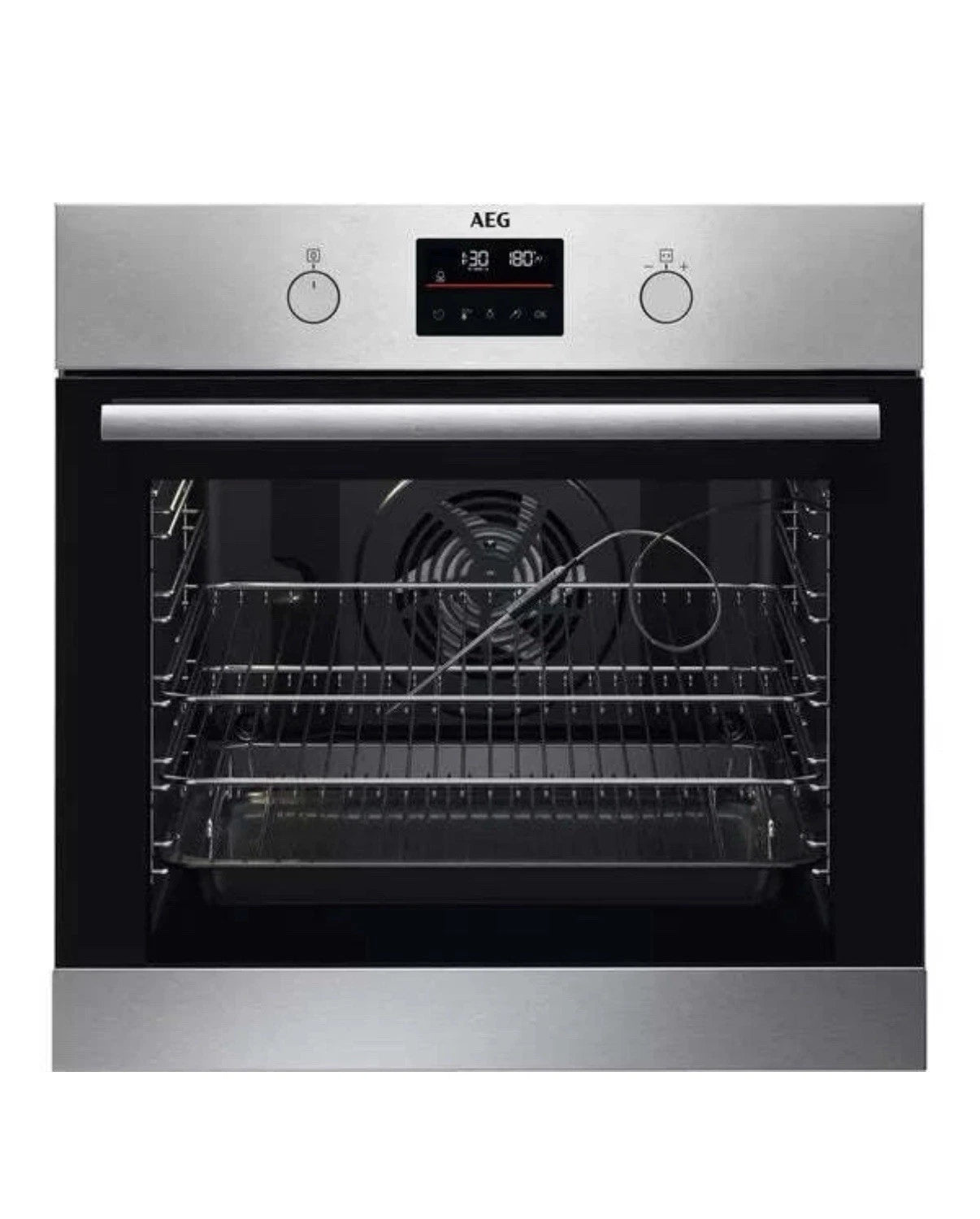 AEG Series 6000 Steambake BPS356061M (90) Electric Pyrolytic Self Clean Oven in Stainless Steel