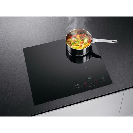 AEG ILB64334CB (75) Built-In 59cm 4 Zone Induction Hob in Black - 13 Amp Plug & Play - HW181575